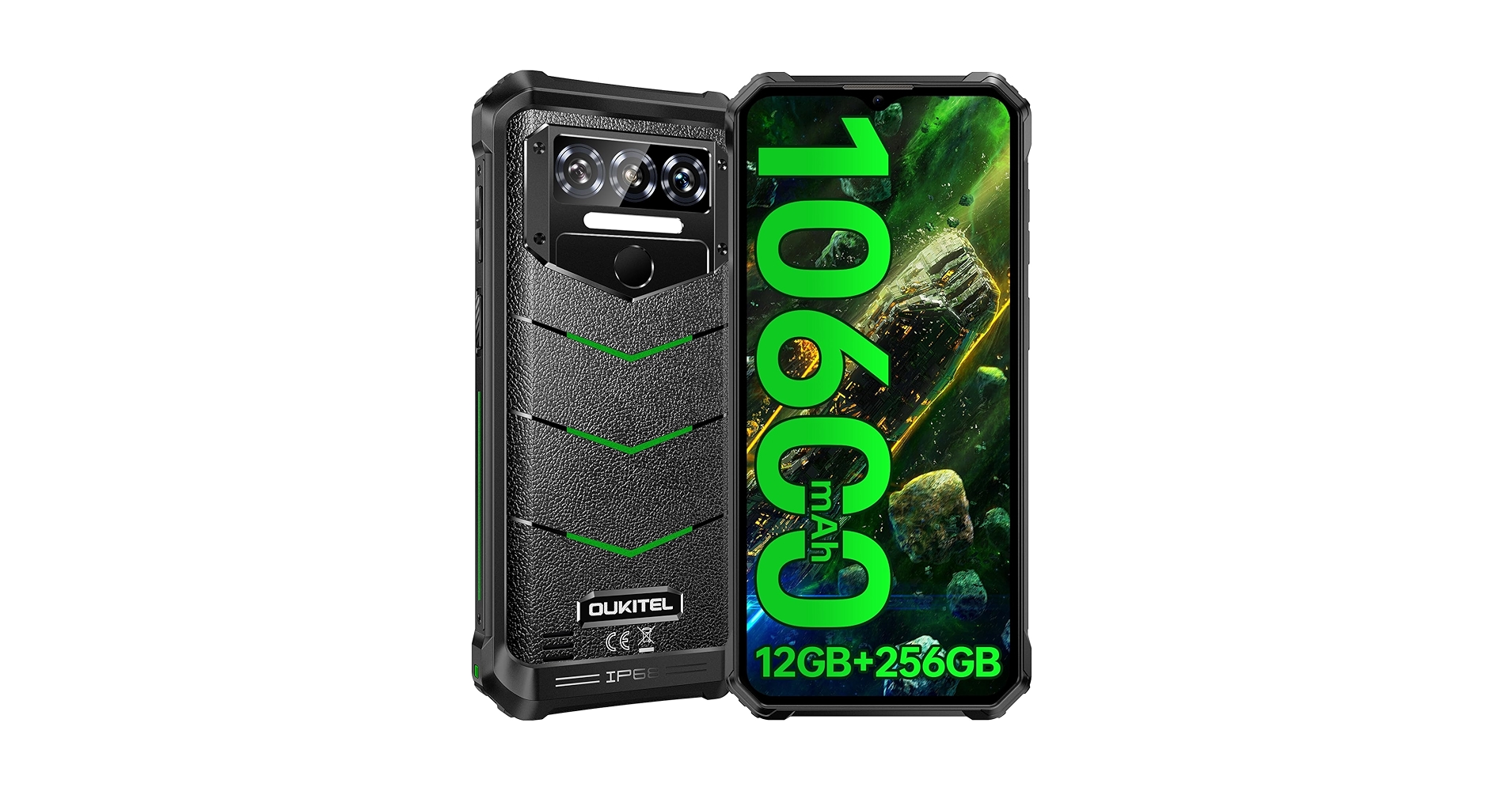 OUKITEL スマートフォン 64GB Amazon.com: OUKITEL WP28E Rugged Phone Unlocked, 10600mAh